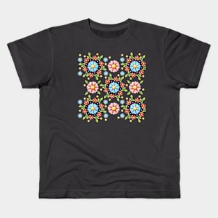 Millefiori Folkloric Floral Kids T-Shirt